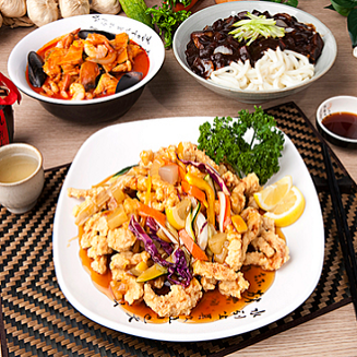 중화 점심 2인세트