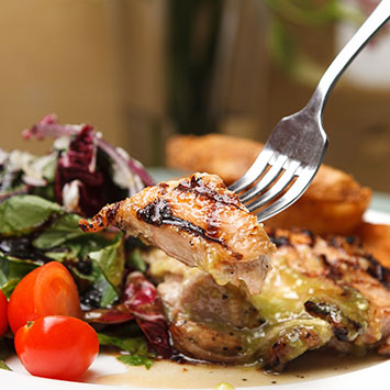 그릴 닭 살코기 구이